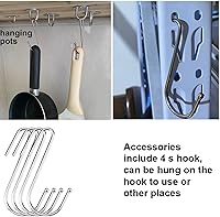 Vista 5 de Stainless Steel Ceiling Hooks Heavy Duty, Pad Eye Hook/Plate, Ceiling Hooks for Hanging Plants,Pot and Pans,Ceiling Fan, Lights (1.5 Inch Round)