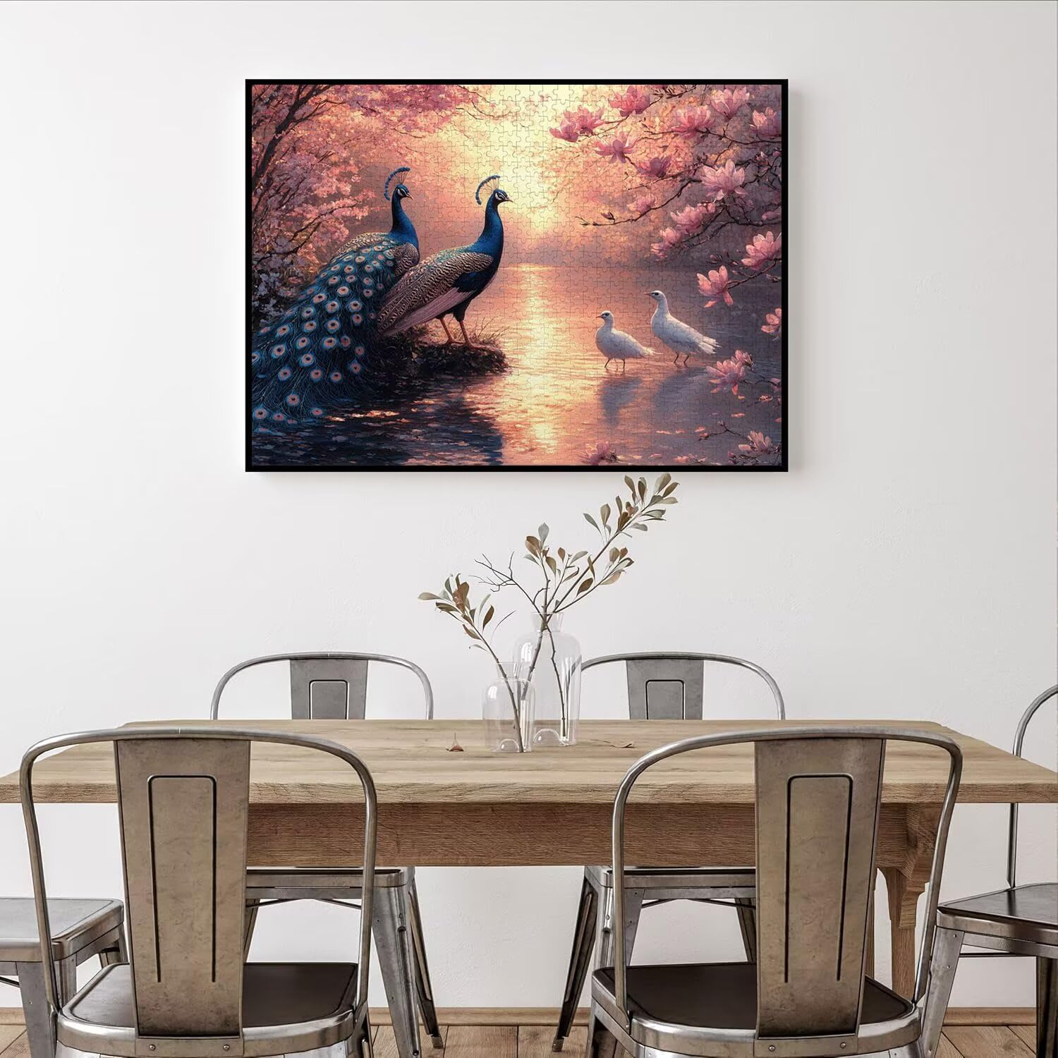 Puzzle 6000 Pezzi Paone Puzzle Classici per Gioco Familiare, n-382 | Impossibile Puzzles, Intrattenimento Creativo, Rilassamento e Intelligence, Regalo per Amore e Amico, Decorazioni Casa, Fiori