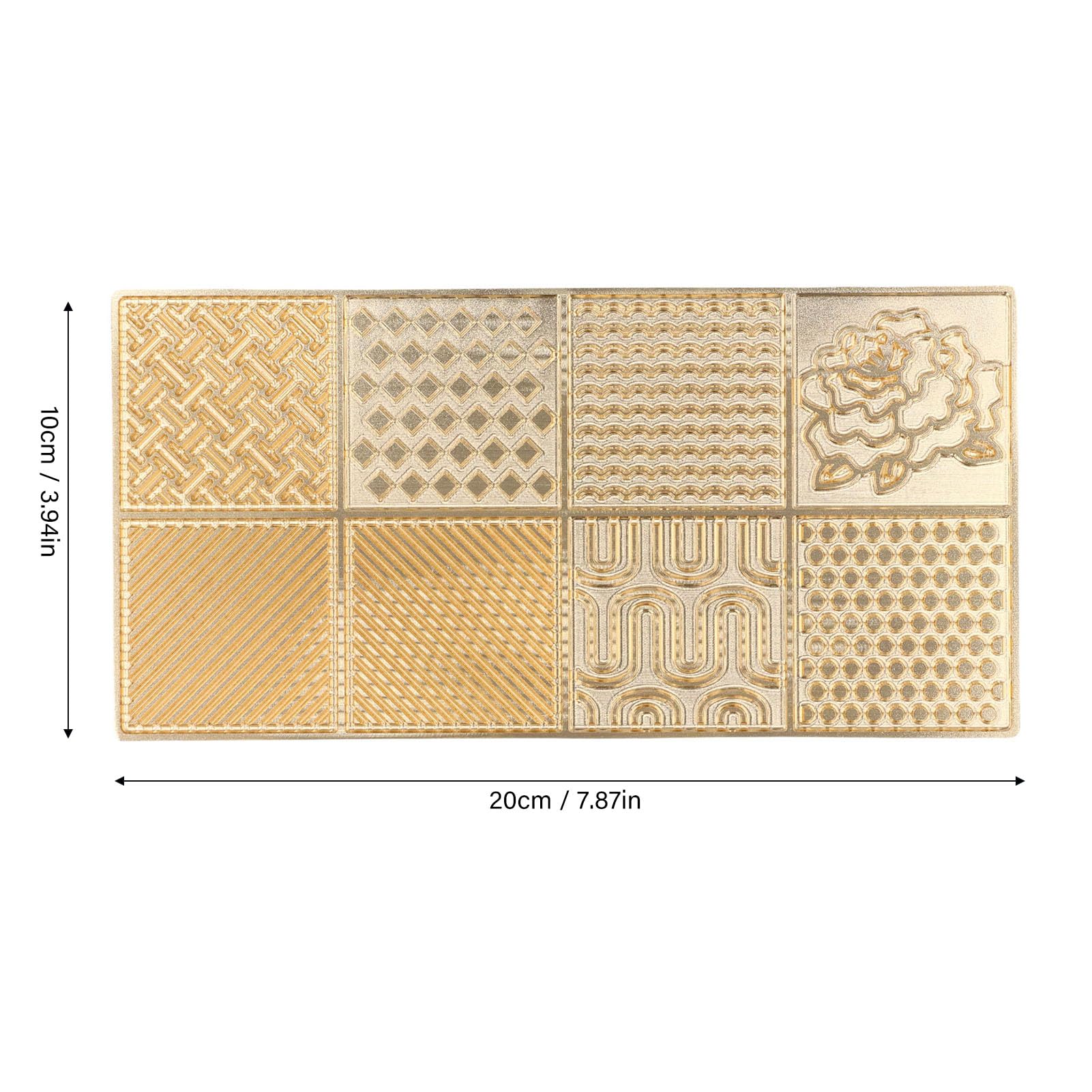 Brrnoo Bandeja de Cobre para Sellos de Cubitos de Hielo, Multiusos, Moderna, Fácil de Limpiar, para Bar, Fiesta, Cóctel (d02)