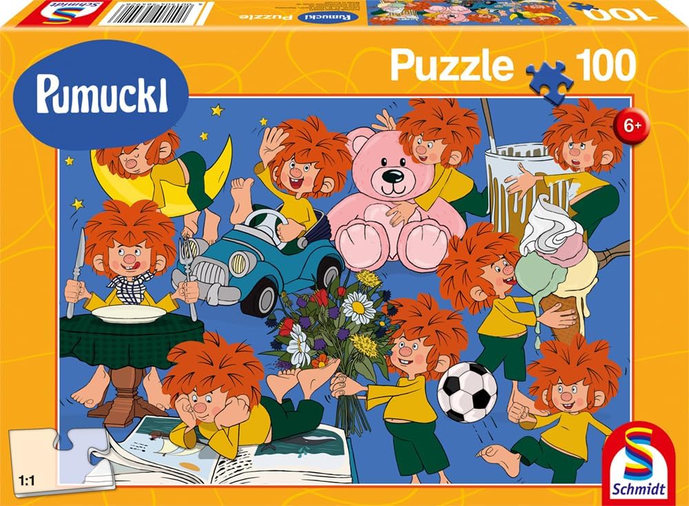 Schmidt Spiele 56492 Fun with Pumuckl Children's Puzzle, 100 Pieces, Colourful