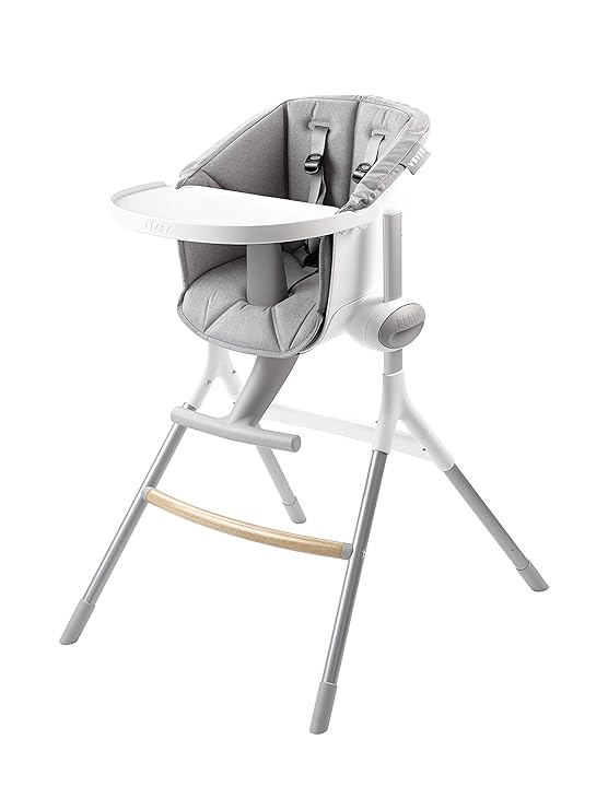 BEABA Adjustable High Chair, Height Adjustable Baby High