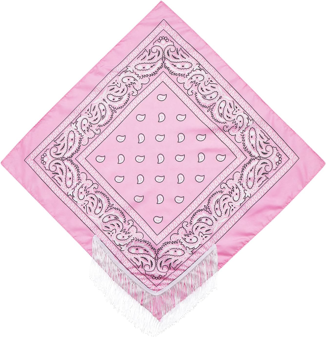 Women's Cowgirl Costume Sets Bandana Wide Brim Sequins Cowboy Hat with Tassel Scarf Western Style Party Supplies - Image 6