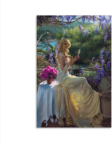 Pintor español Vicente Romero Redondo, pintura al óleo, póster artístico, lienzo para pared, póster impreso para sala de estar, dormitorio, oficina,