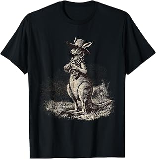 Australian Kangaroo Cowboy Rodeo Western Country Australia T-Shirt
