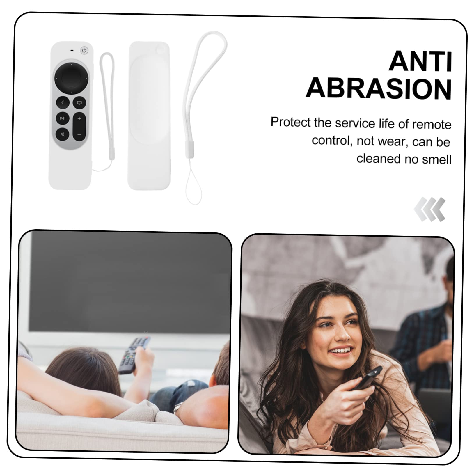 Artibetter 5piezas Funda para Control Remoto De con Lanyard Protección Antichoque y Resistente Arañazos Diseño Elegante y Lavable Compatible con Carga Sin Obstáculos