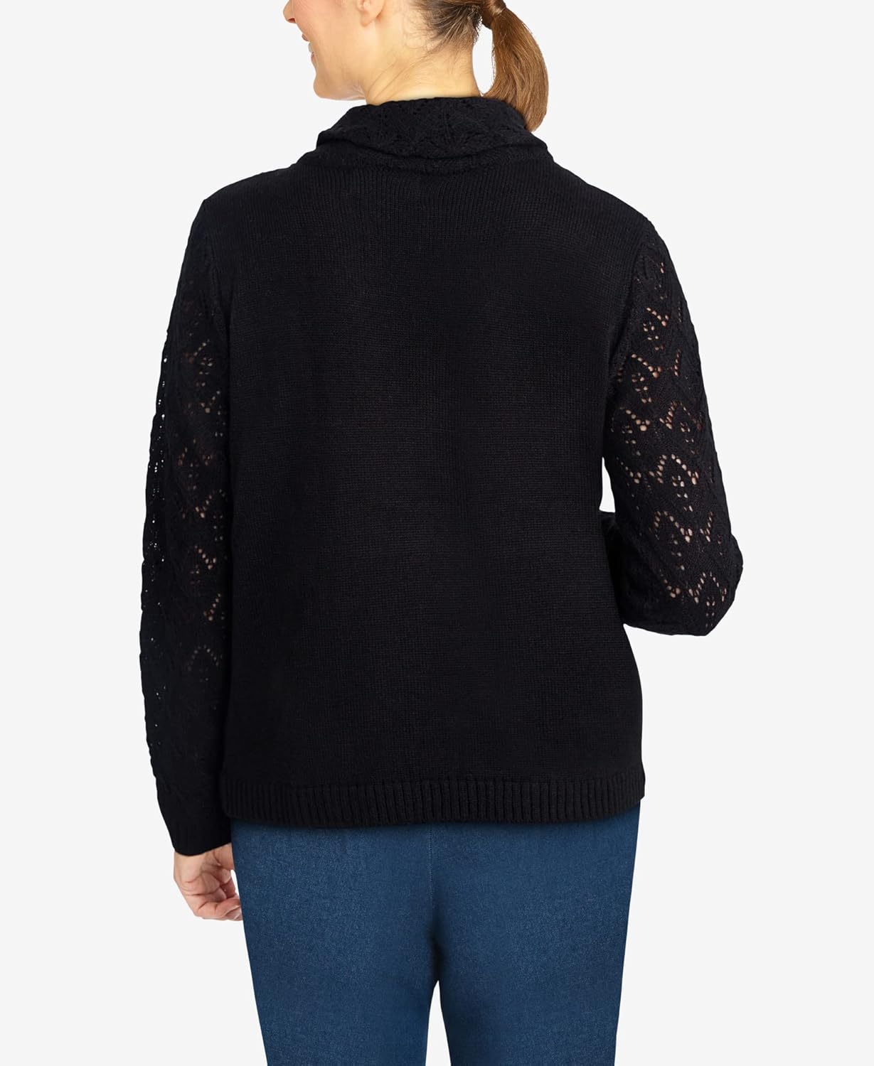 Alfred Dunner Women's Scarf Sweater