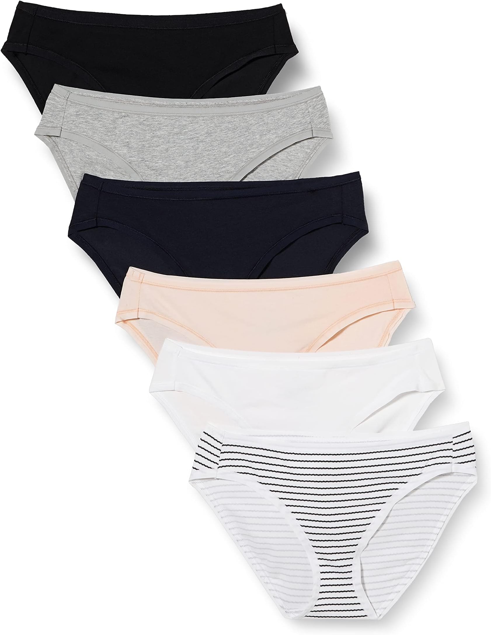 Amazon Essentials Women's Cotton Bikini Brief Underwear (Available in Plus Size)