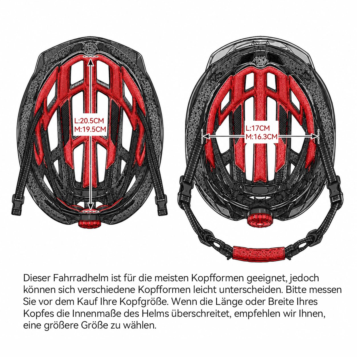 RLQA Fahrradhelm Herren Damen, MTB/Rennrad Helm mit Abnehmbarer Magnetischer Visier & Brille, Radhelm mit 24 Luftungsschlitzea, LED Rucklicht, Reithelm Verstellbare GroBe