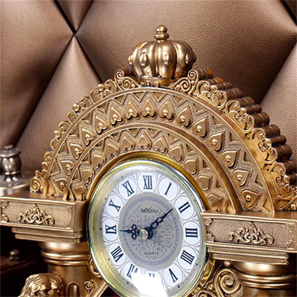 Home Ornaments Angel Clock Bell Living Room Fireplace Luxury Retro Wine Cabinet pigital TV Cabinet (Color : B, Size : One Size)