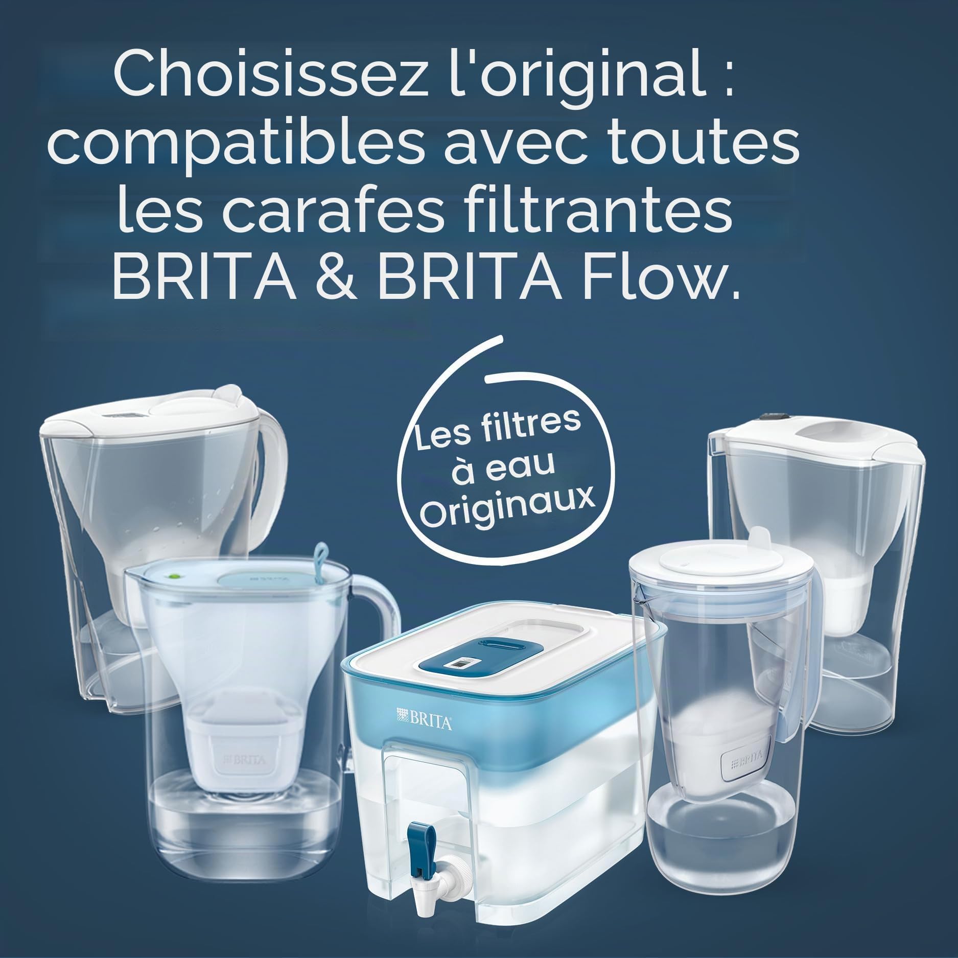 BRITA Maxtra Pro Lot de 6 cartouches filtrantes à eau Expert en chaux à économie semestrielle – Pièce de rechange originale pour toutes les carafes Brita avec filtration supplémentaire du calcaire et