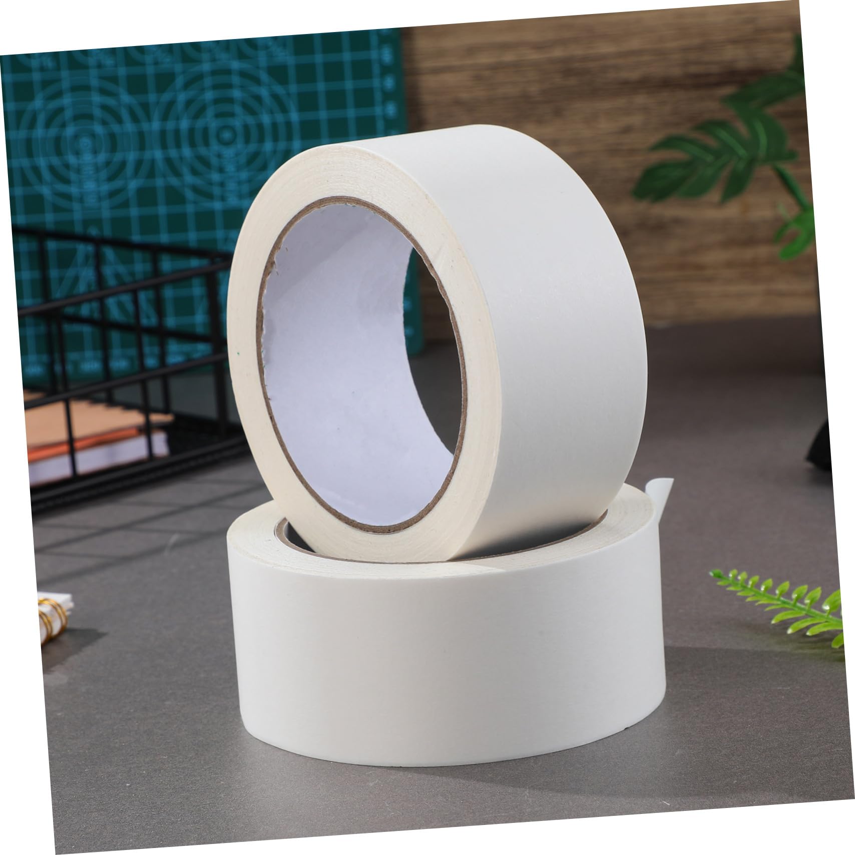 2rotoli Nastro Per Resistente Bianco Nastro Spedizione Per Scatole Postale