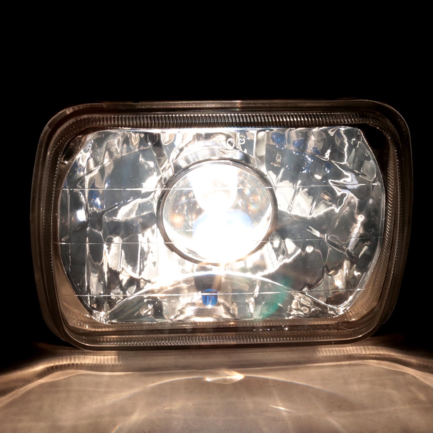 Spec-D Tuning SMD LED ハロクローム ハウジング クリアレンズ プロジェクター ヘッドライト ヘッドランプ 2005-200 : SPEC-D TUNING Chrome Dual Projector Headlights w