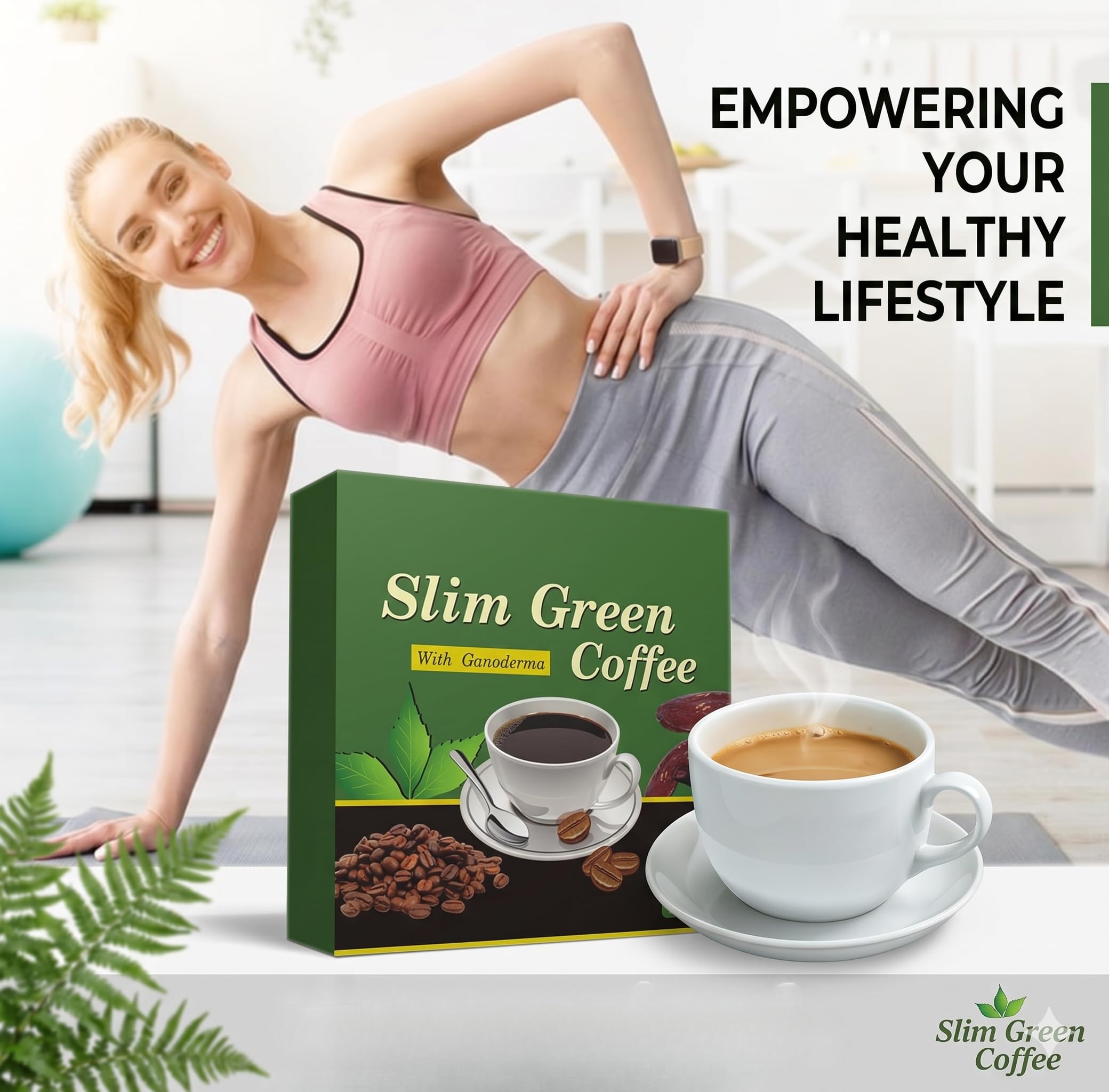 Slim Green Co-ffee | schlankere Taille, Flat Stomach, Natürlicher Genuss