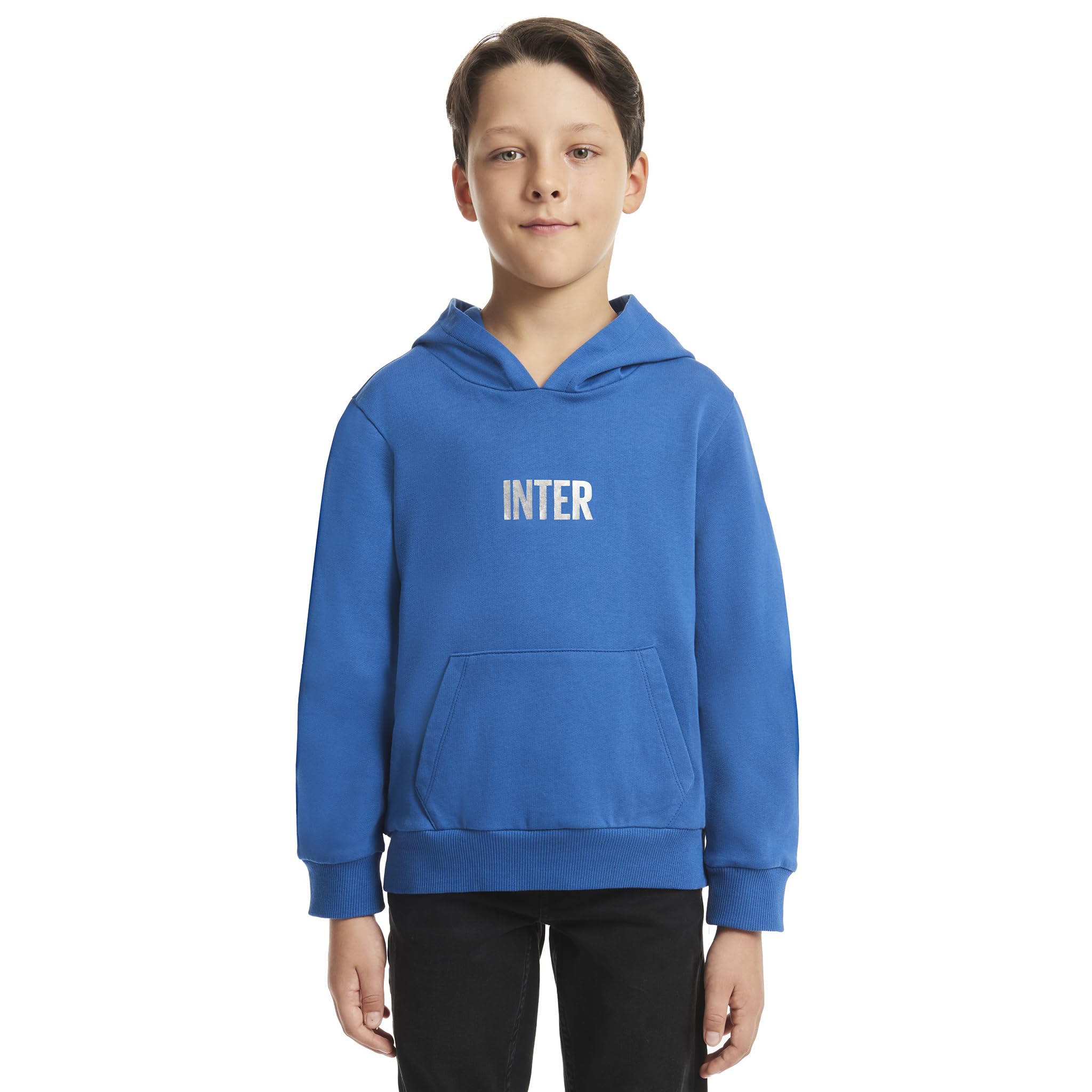 Inter Back To Stadium 22:43 Felpa con Cappuccio Unisex Bambini Ragazzi