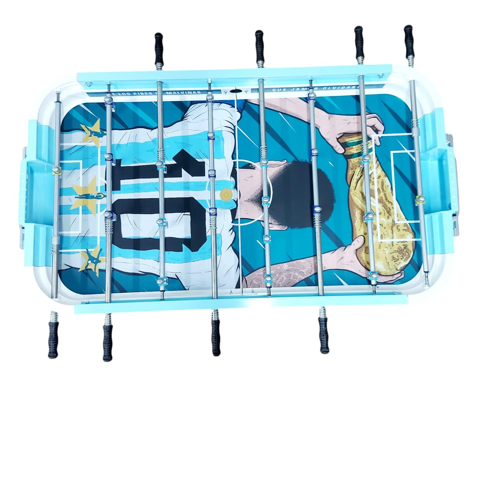 Estadio Champion Pro World Cup Foosball Table Adult Size - Game Tables for Adults with Balls & Players - 55 Inches Soccer Table Game for Indoor & Outdoor Use - Weatherproof Perfect for Tournaments