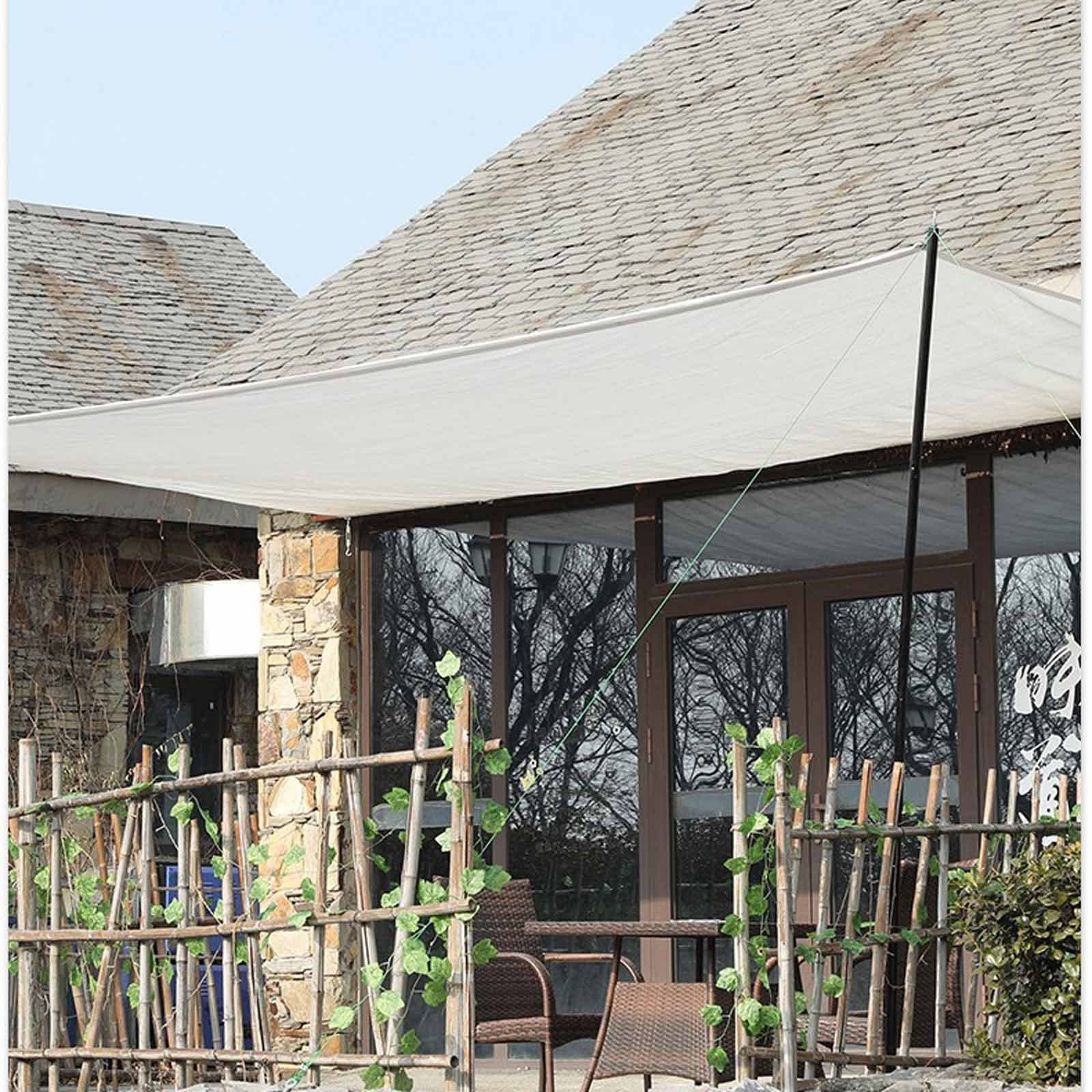 BOHHO 50% Sunblock Shade Cloth, Sun Screen Mesh Plants Greenhouse Cover Fabric,Sunshade Netting for Flowers Plants Patio Lawn Outdoor (Size : 2x6m/6.6x19.7ft)