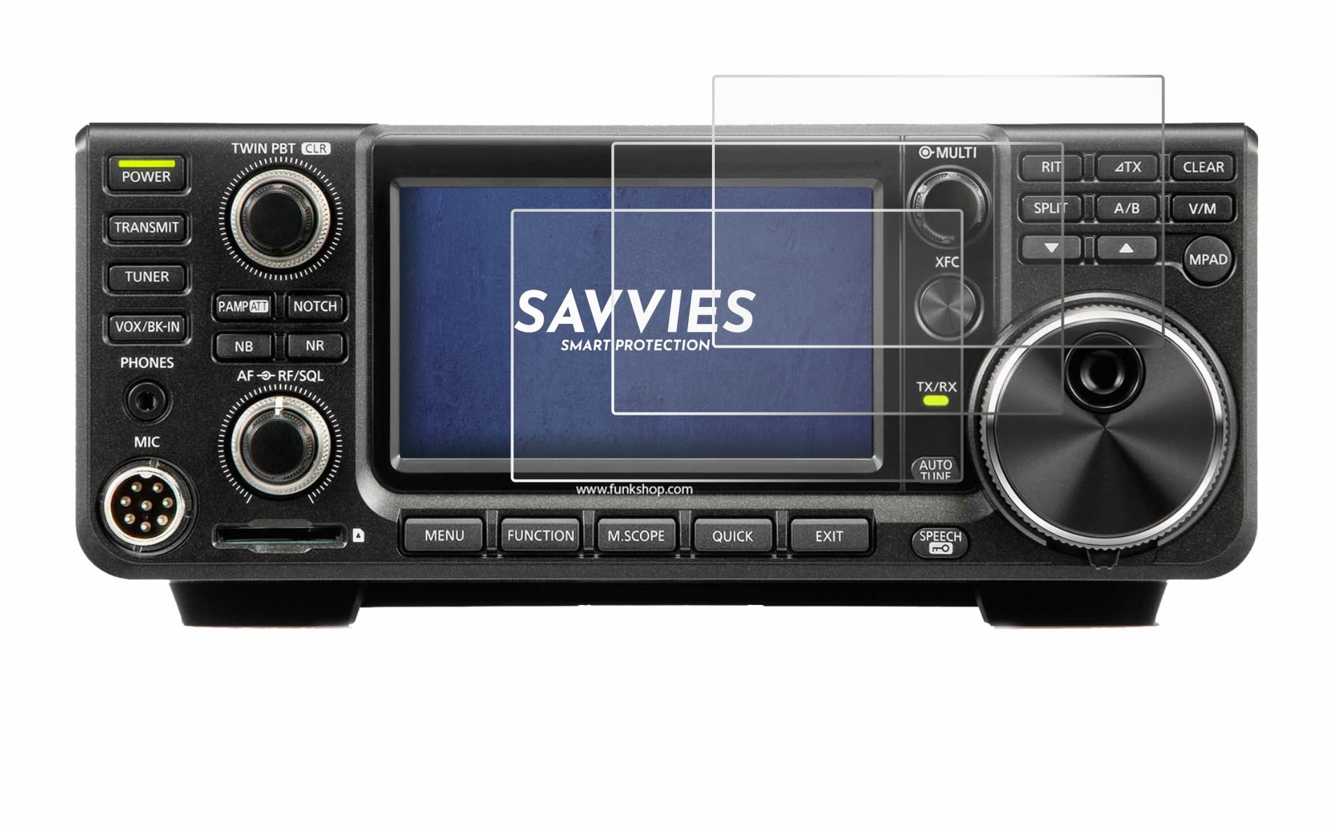 savvies 6 Pezzi Pellicola Protettiva per Icom ID-51 Protezione
