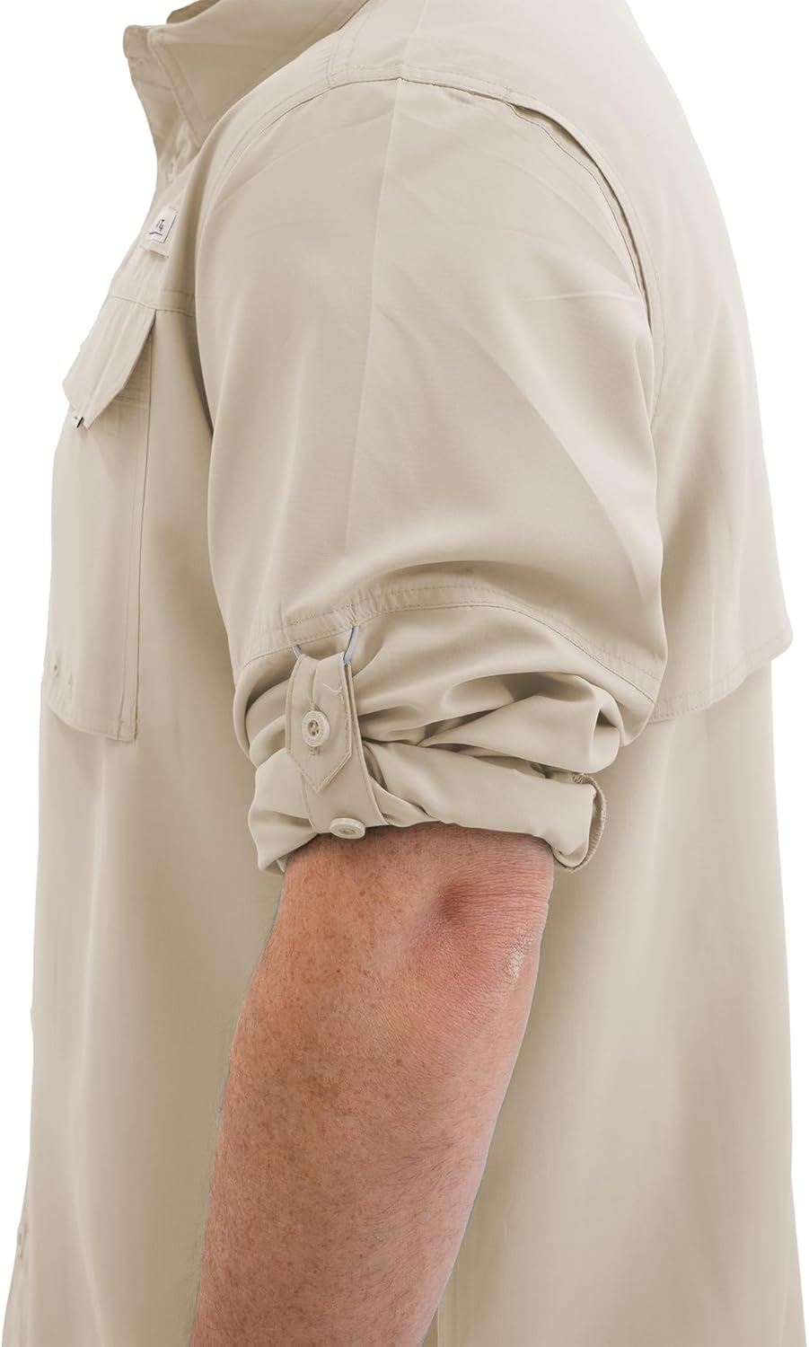 HABIT Men's Fourche Mountain Long Sleeve River Guide Fishing Shirt - UPF 40+ UV Protection - Image 5