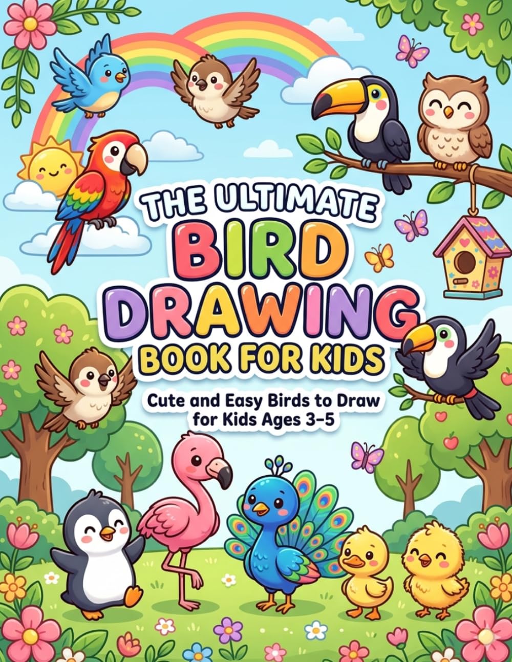 The ultimate Bird Drawing Book for kids
