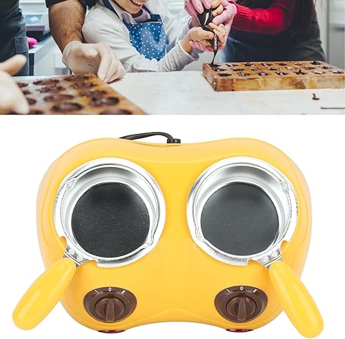 Miniatura 8 de Olla para fundir chocolate, mini olla eléctrica para fondue con doble olla de fusión, máquina de templado de chocolate de queso para derretir