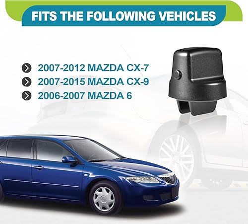 Miniatura 4 de Tapa del pomo del interruptor de arranque de encendido sin llave compatible con Mazda CX-9 2007-2015 2006-2007 Mazda 6 2007-2011 CX7  Reemplaza