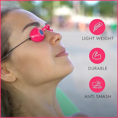 Miniatura 4 de Super Sunnies Protección ocular UV compatible con la FDA gafas de cama de bronceado individuales protectores de ojos color aleatorio cumple con la