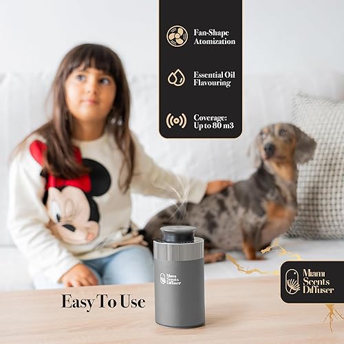 Miniatura 10 de Difusor enchufable para aceites esenciales y aroma de hotel Amalfi, 500 pies cuadrados, difusor de pared enchufable de aceite esencial, difusor de