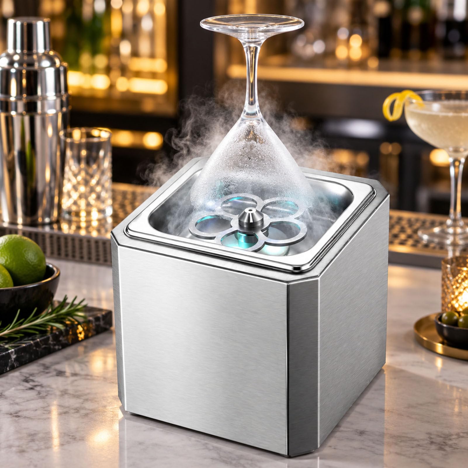 Refrigeratore Istantaneo per Bicchieri da Bar