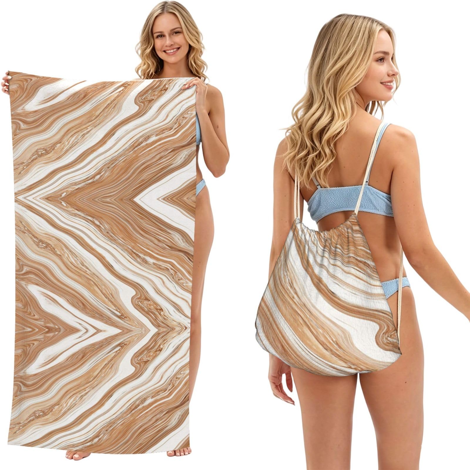 Serviette de piscine sport et yoga colorée pour adulte avec drap de bain