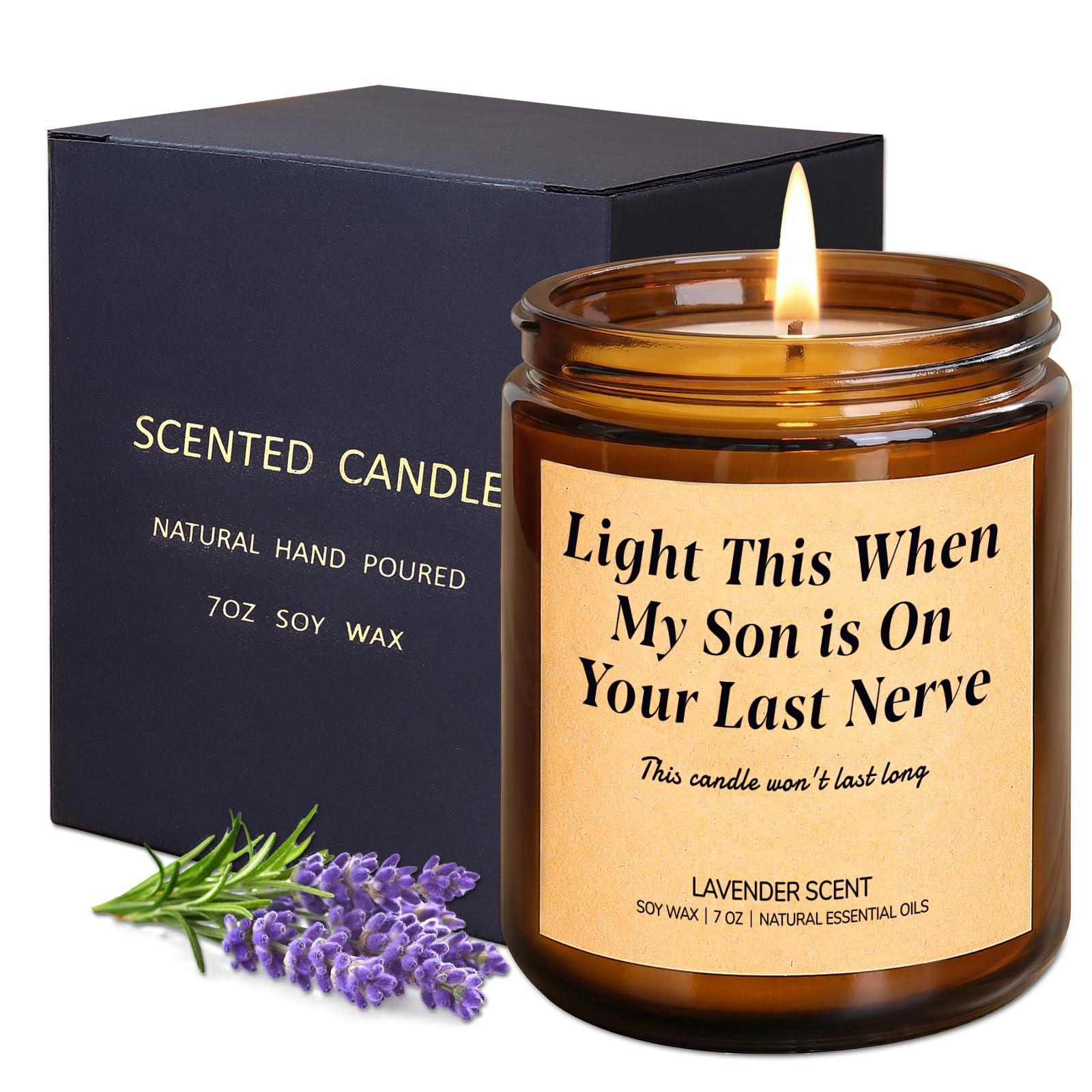 Aeraroma Scented Candle, Funny Gifts Candle for Daughter in Law, Sons Girlfriend, Future Adult DIL, 7OZ Lavender Candles, Funny Anniversary Candles Gifts for Wedding, Mothers Day, Birthday