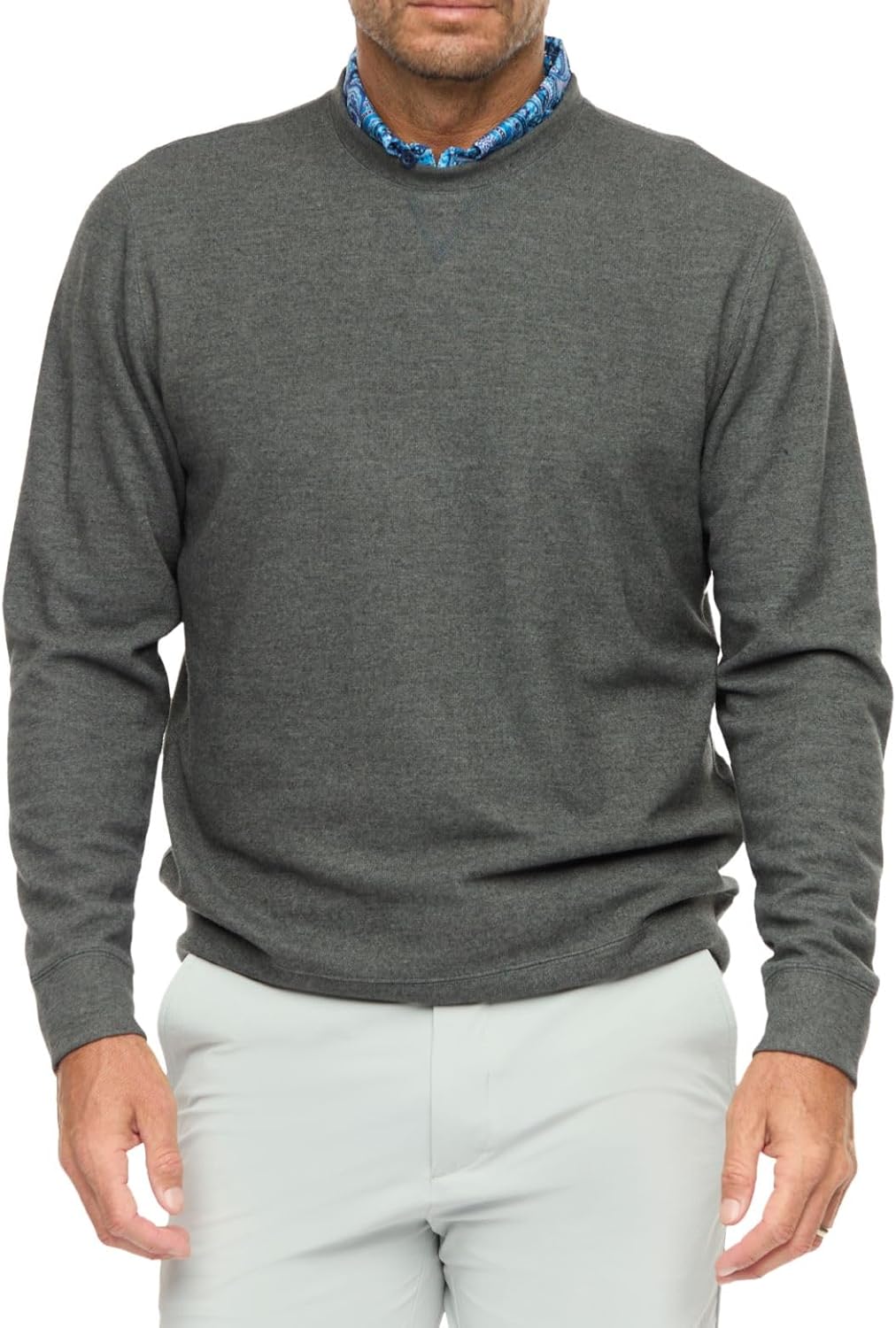 Robert Graham Men's Colbourne Long Sleeve Knit Button Down Shirt