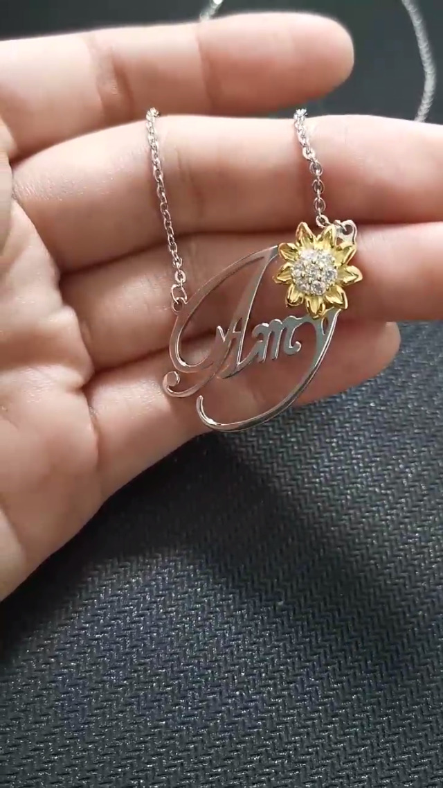 Collar Con Colgante De Nudo Celta Y Girasol - Plata De Ley 925, Cadena 18+2 Pulgadas, Regalo Elegante Para Seres Queridos