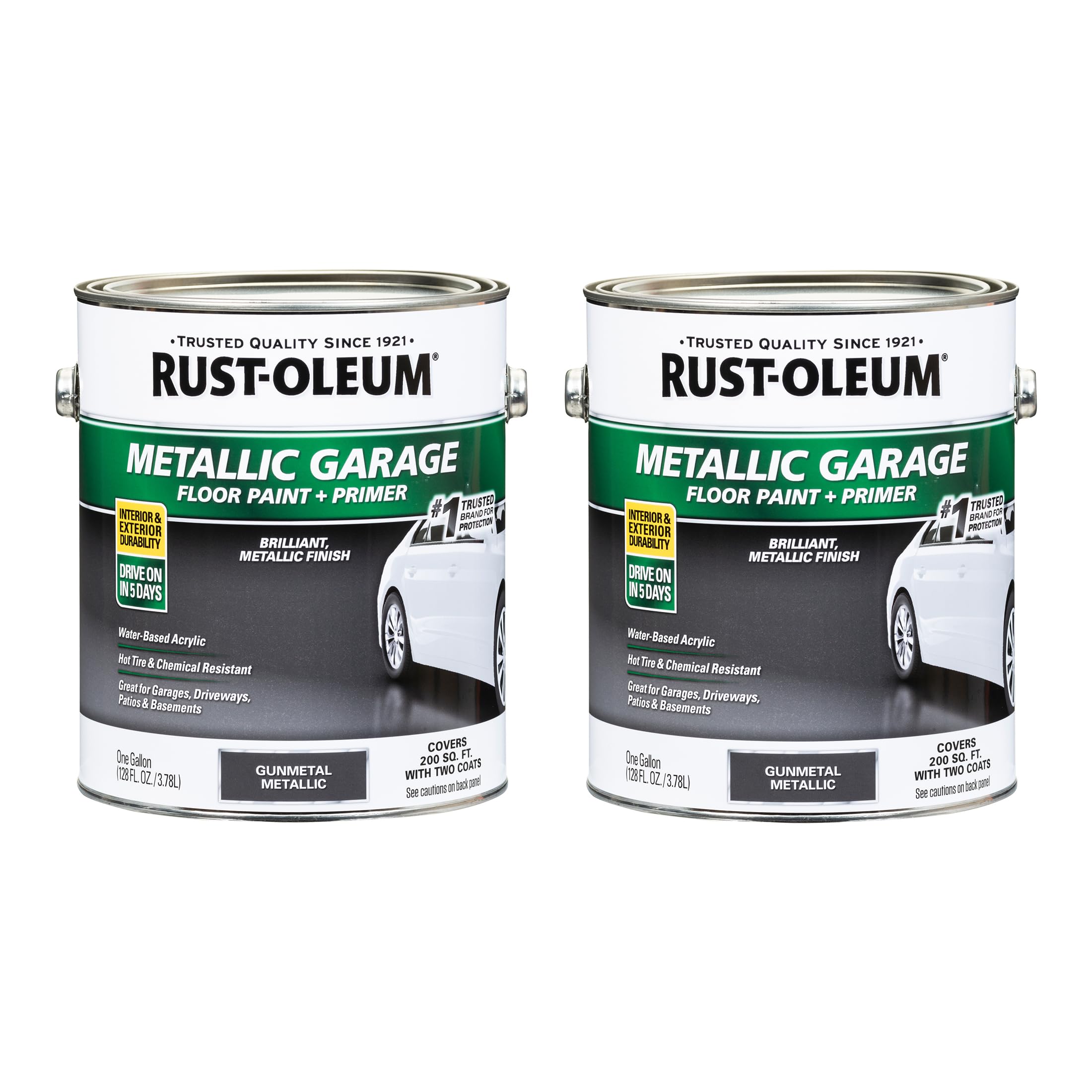 Rust-Oleum Metallic Garage Floor Paint