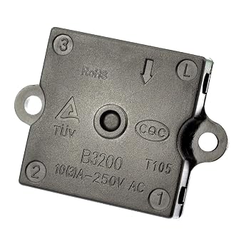 Rotary Switch 4-Position 3-Speed 13A-125V 10A-250V Fan Heater Speed Selector, 2pcs (Type B)