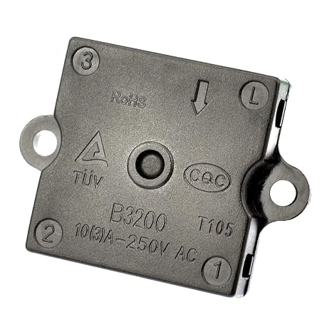 Rotary Switch 4-Position 3-Speed 13A-125V 10A-250V Fan Heater Speed Selector, 2pcs (Type B)