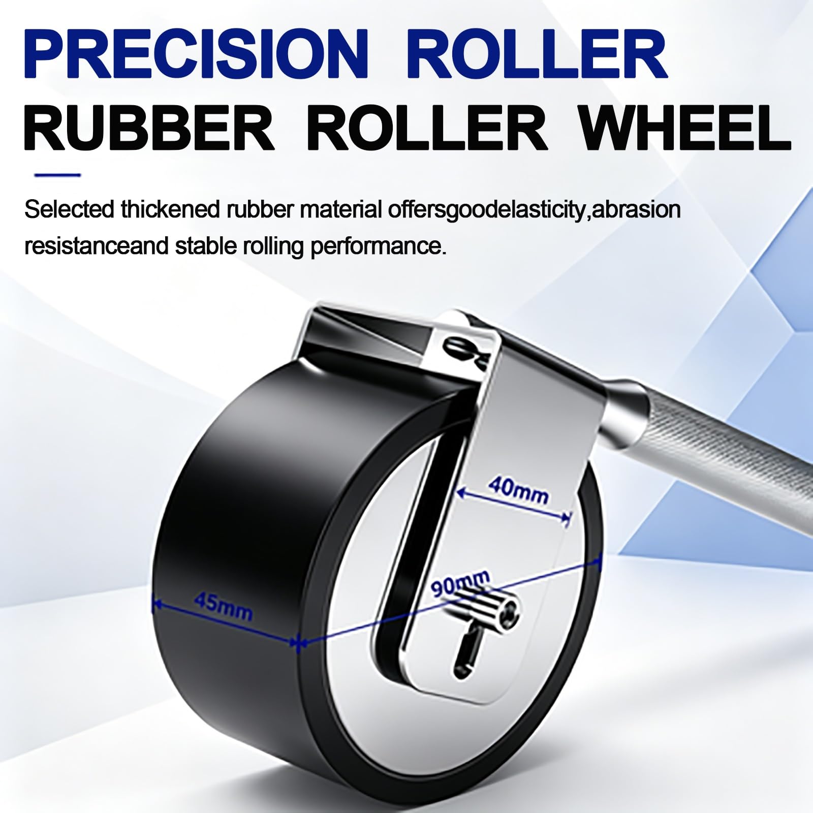 Rodillo estándar de 2 lb, probador manual de adherencia de cinta adhesiva | Kit de prueba de cinta sensible a la presión, for herramienta de prueba de fuerza de sujeción de resistencia al pelado
