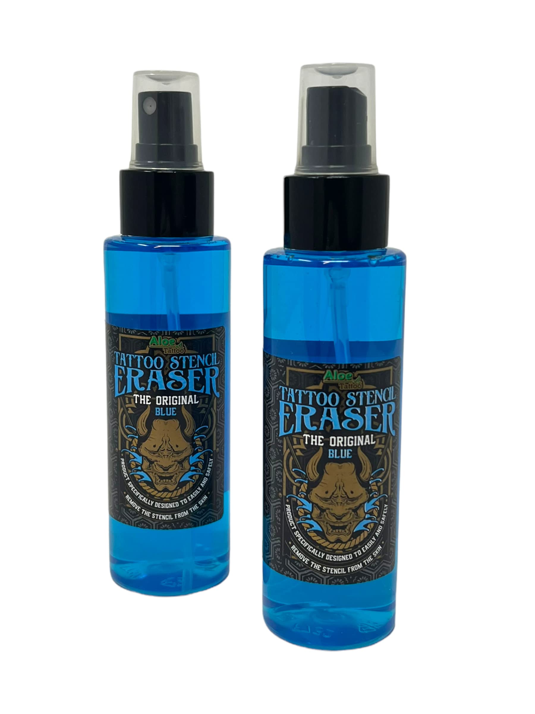 2x ALOE Stempel Entferner - 100ml - Stencil Eraser - TATTOO Stempel wieder abwischen entfernen - INKgrafiX® Deutschland - Matritzen PROFI STUDIO - IG60464 - vegan