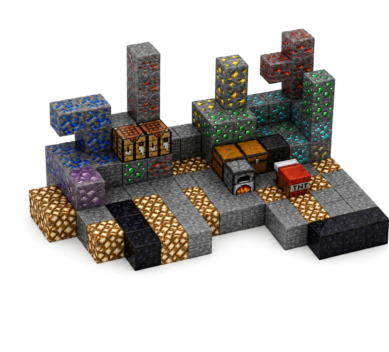 32/48/128 Magnetic Building Blocks for Kids | STEM Magnetic Tiles Construction Toy | Creative Learning Set for Boys & Girls Age 3+ | Screen Free Indoor Outdoor Play | Best Birthday Gift | Blocks (128)-image-39