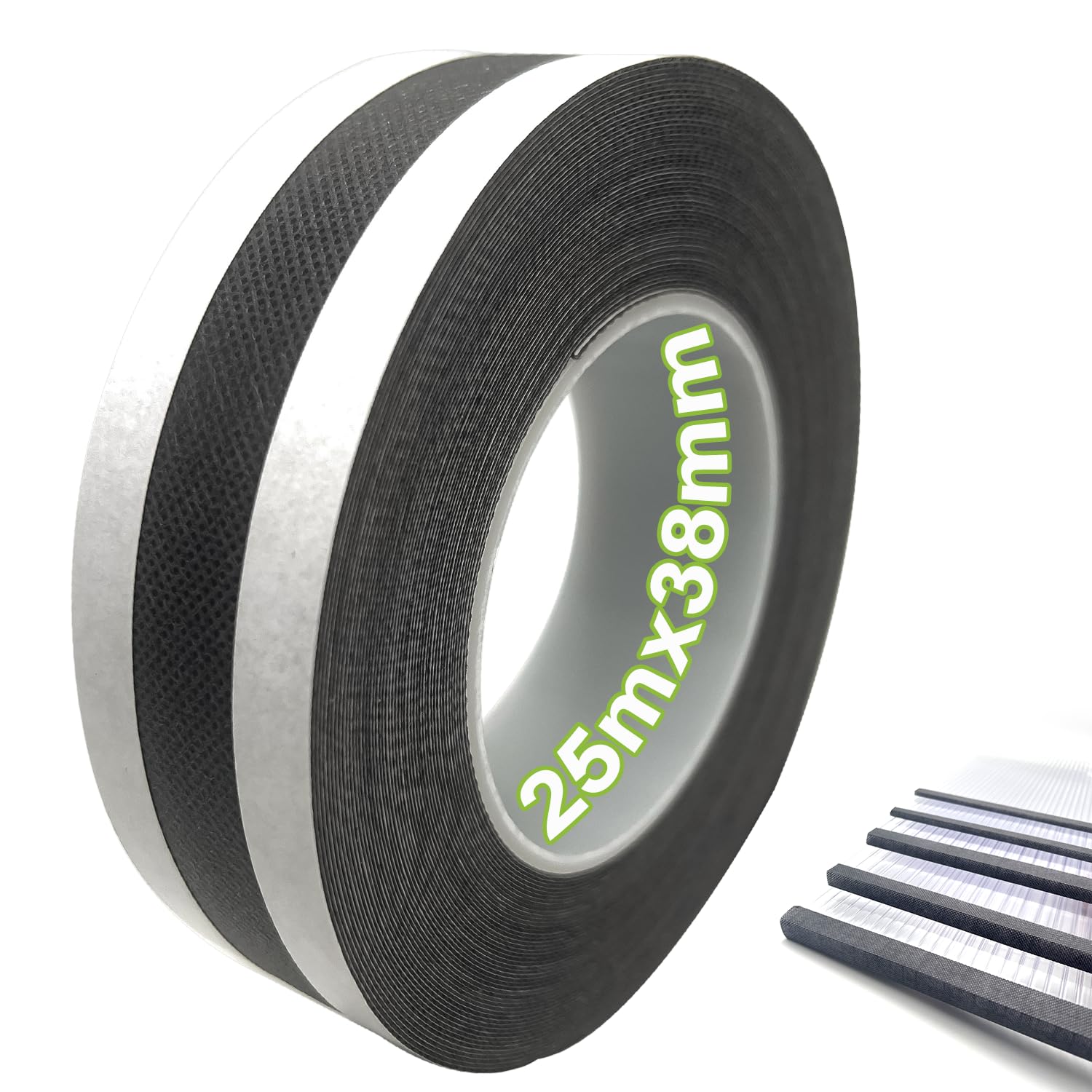 TEOV 25m Anti Dust Tape for Greenhouse Adhesive Tape, Width 38mm Edge Sealing Tape, for Multi-Wall Polycarbonate Roof Sheets 11-16 mm
