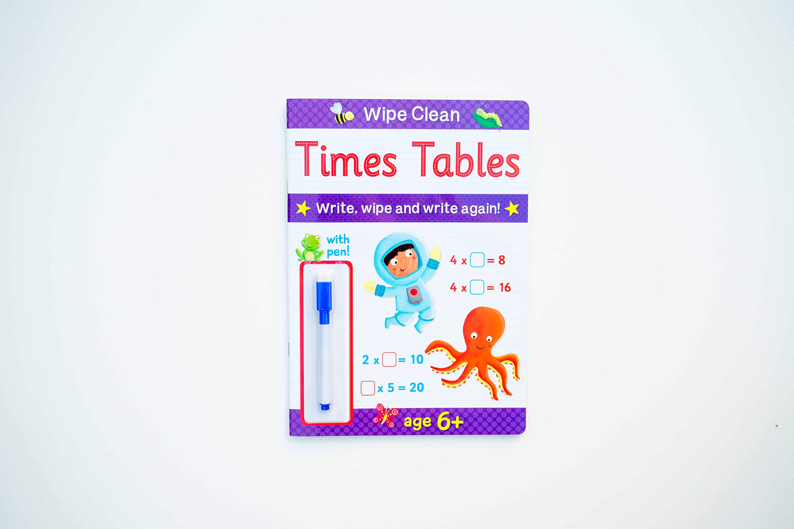 Brown Watson Wipe Clean Times Tables: Ages 6+