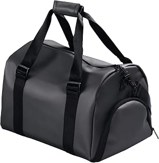 Gym Duffel Bag with Shoe Compartment, Water Resistant Travel Bag