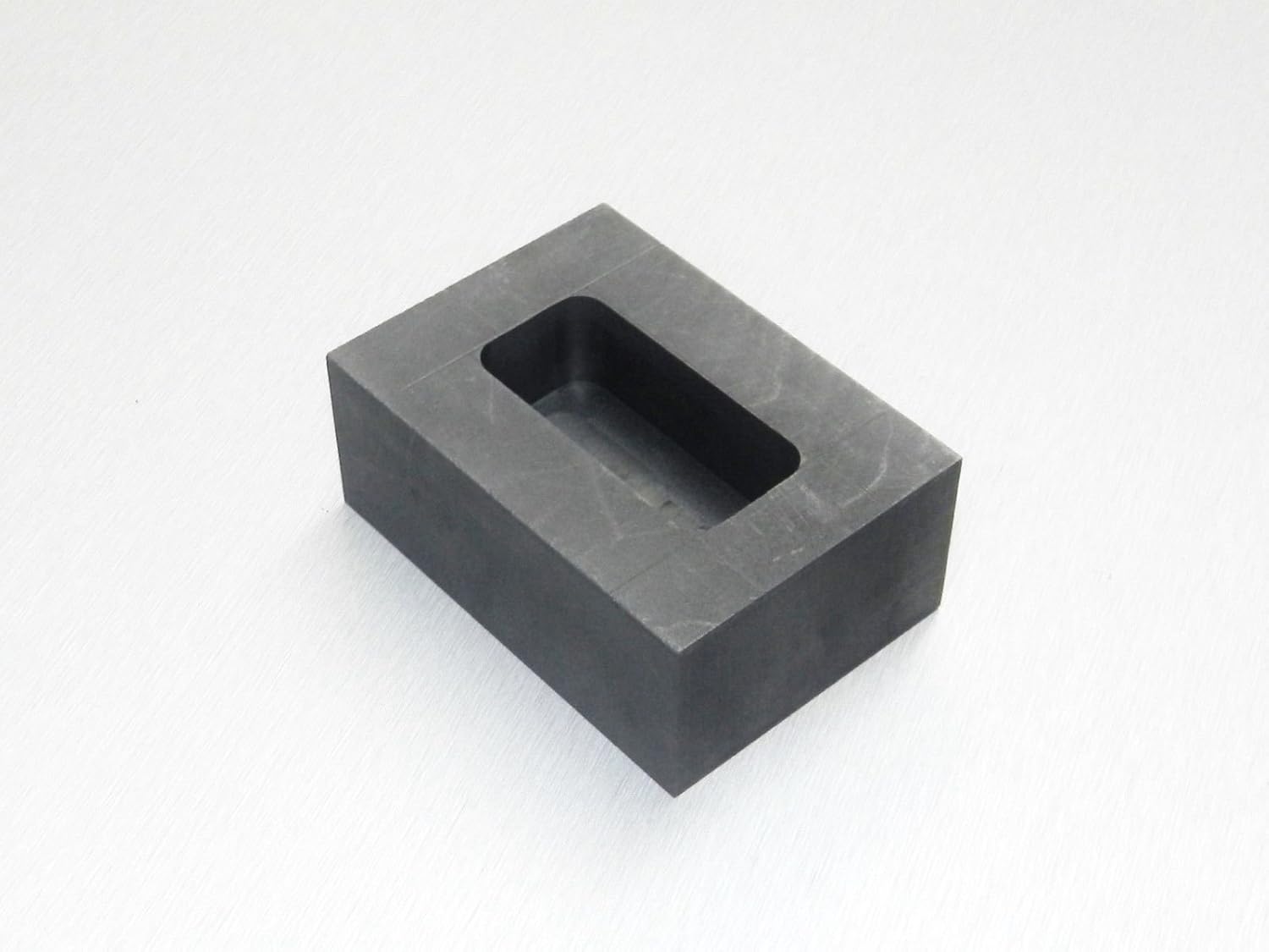250 Gram Graphite Ingot Mold Machined Melting Kit to Pour Loaf Bar Gold and Silver (12E)