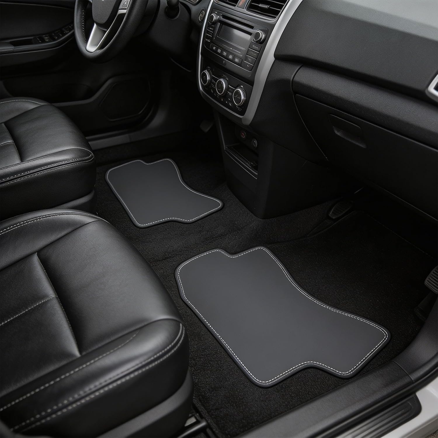 2025 Center Console Side Pad Made from Fine Leather for Interior Care and Longevity Tradition Fit Example Kick Mat