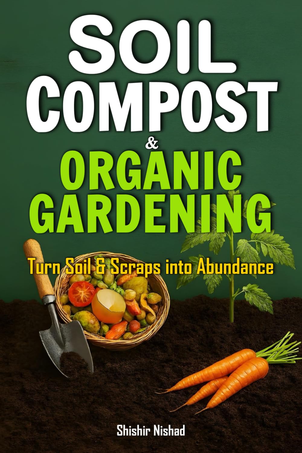 Soil Compost and Organic Gardening: A Complete Guide to Organic Soil Care, Composting, Seed Saving, Mulching, and Eco-Friendly Pest Control for Sustainable Vegetable, Fruit, and Herb Gardening