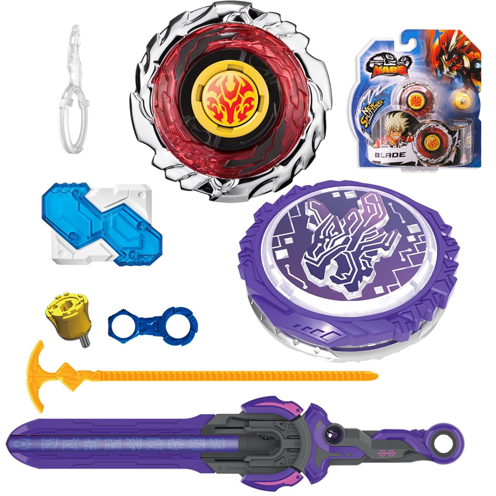 Amazon.com: INFINITY NADO Battling Toys 2PCS, Battle Set with