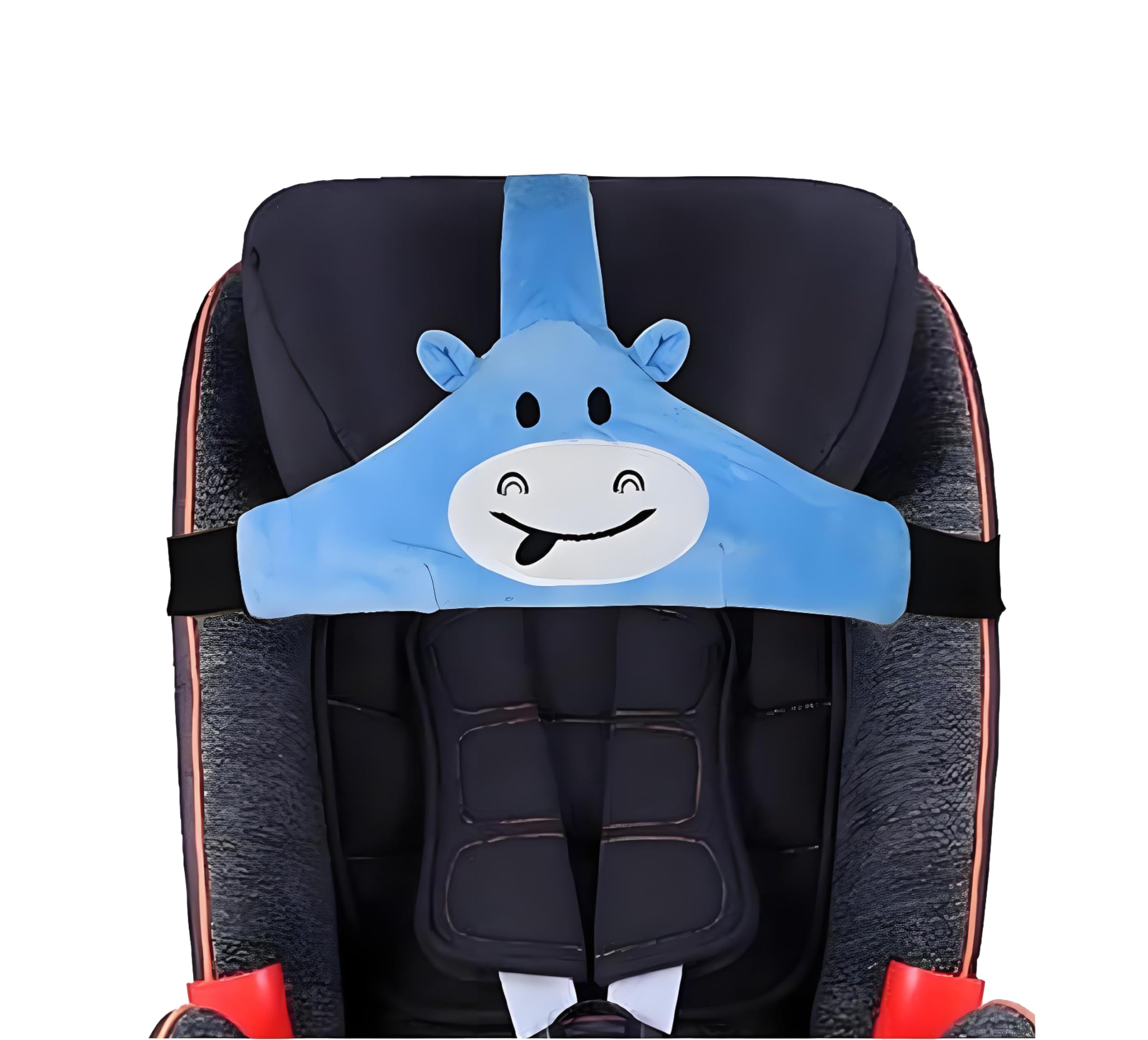 Dakexiong Babysitz-Kopfstütze, sicheres Kopfstützenband für Autositze, Kopfband für Autositz-Schlafpositionierer, festes Gurtband für Autositze, Nackenschutzgurt für Kleinkinder, Kinder, Babys (Blau)