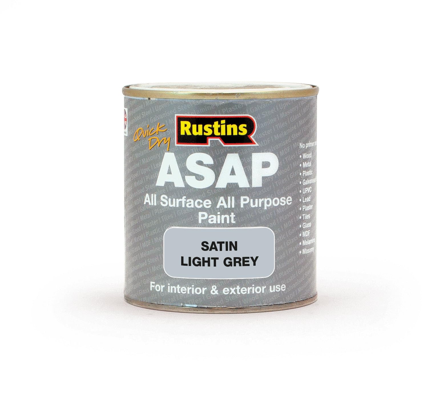 Rustins Light/Grey Asaplg500 Asap Paint 500Ml
