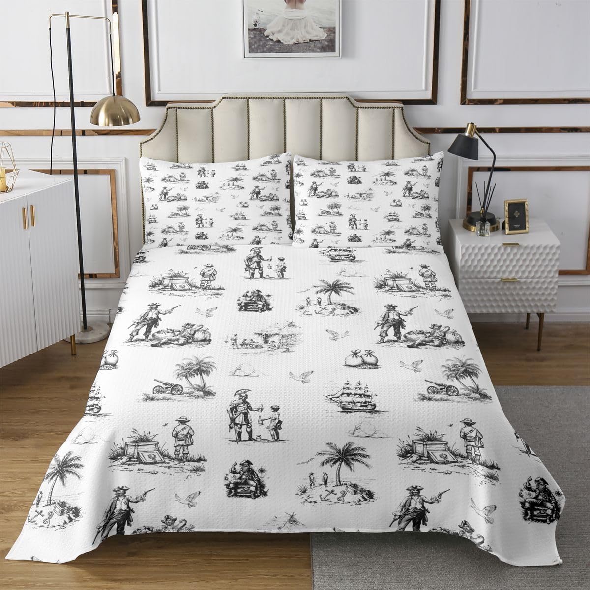 Castle Fairy Kids Astronaut Bedspread Twin Size,Universe Galaxy Planet Bedding Sets 2Pcs for Kids Girls Boys Room Decor,Space Theme Comforter Set Outer Space Quilt Coverlet,1 Pillowcase