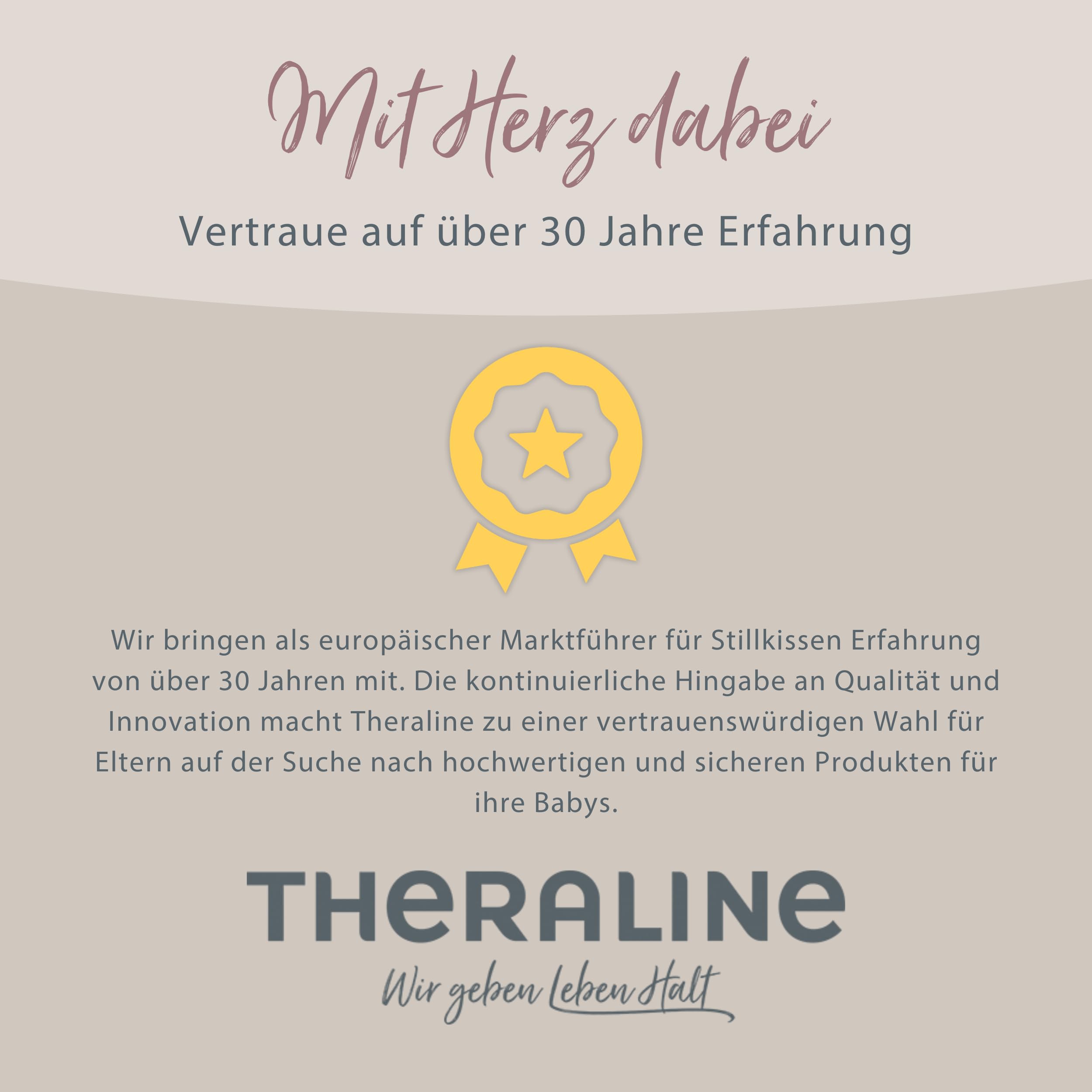 Theraline Babykissen gegen Plattkopf, ergonomisches Babykissen Plagiozephalie, sicheres 3D Abstandsgewebe gegen Verformung, Größe 1 (bis ca. 7 kg) (grau)
