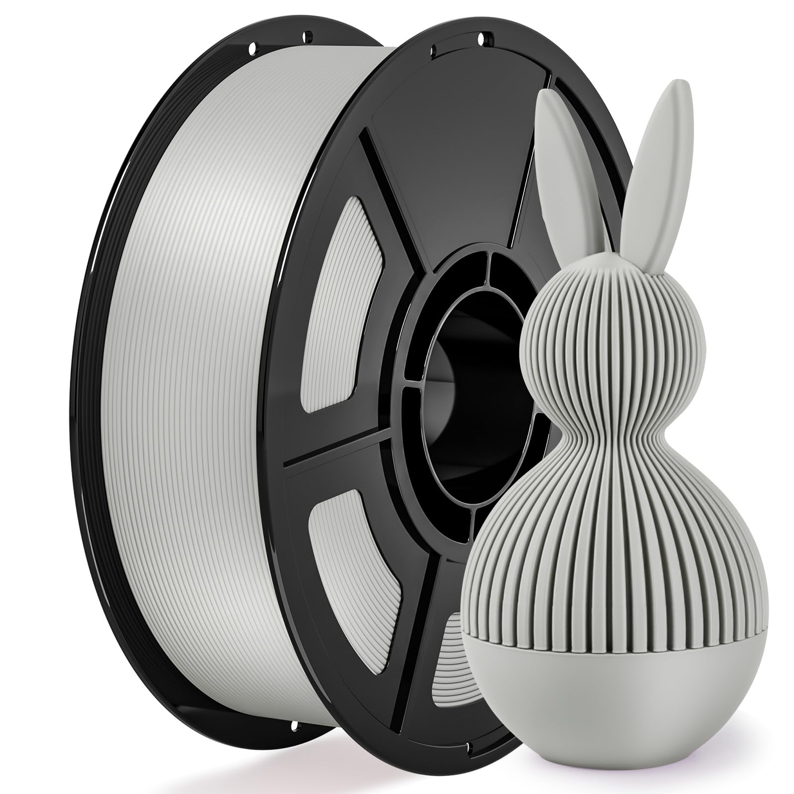 3D Printer Filament PLA Grey30-300mm/s for Bambu Lab 3D PrinterAMS,AMSLite